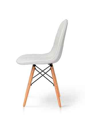 Стілець ДЖАСТІН, шкірзам білий Київ