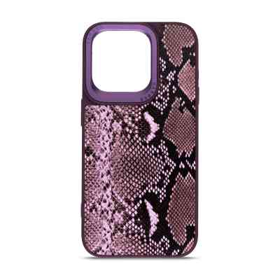 Чохол до мобільного телефона Harder Genuine Snake Apple iPhone 15 Pro Dark Purple (ARM76782) Вінниця