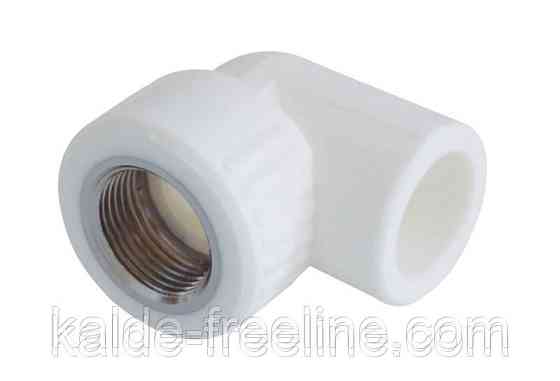 Колено белое (Угол) KALDE резьба внутренняя КРВ ∅ 20х1/2 Харьков