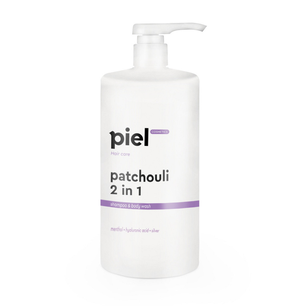 Шампунь-гель для душа с пачули Piel Patchouli Shampoo-Body Wash 2in1 1000 мл Днепр - изображение 1