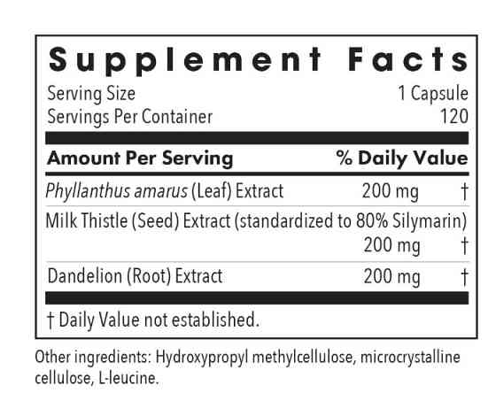 Комплекс з силімарином Allergy Research Group Phyllanthus Complex 120 капс Київ