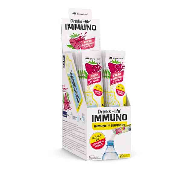 Витаминно-минеральный комплекс Olimp Nutrition Drinks for life Immuno 20 х 9 g (Raspberry) Луцк