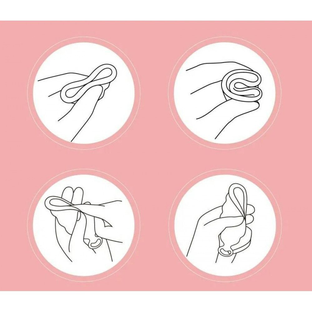 Менструальна чаша Gcup Gvibe, S, чорна, 6 х 3.5 см Sex Aura Київ - фото 7