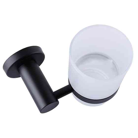 Стакан одинарний Globus Lux BS8409 чорний матовий SUS304 Луцк