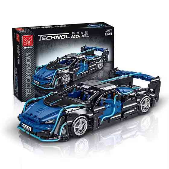 Конструктор спортивний автомобіль на 1529 деталей, синій Кам'янець-Подільський