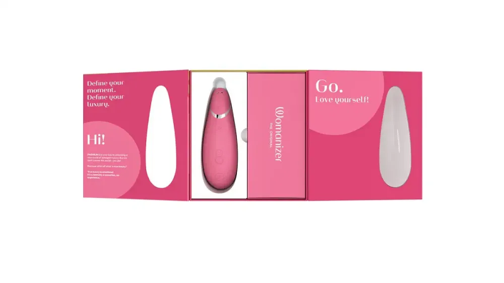 Вакуумний кліторальний стимулятор Womanizer Premium 2 - Raspberry, функції Autopilot та Smart Silenc Львів - фото 7
