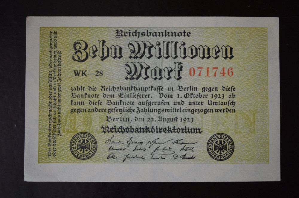 Германия 10000000 марок(10 миллионов) 1923 г(Г-1)4 Полтава - изображение 1