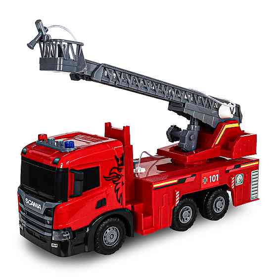 Автомодель серії Super Big Truck – Пожежна машина Scania (світло, звук, функ. води) Дніпро