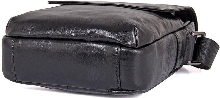 Сумка чоловіча Vintage 14470 шкіряна Чорна Київ - фото 5