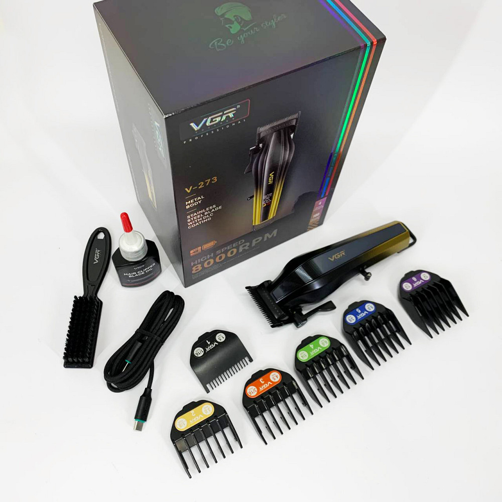 Домашні машинки для стрижки VGR, Тример для самостійної стрижки волосся Миюча машинка OM-80 Львів - фото 1