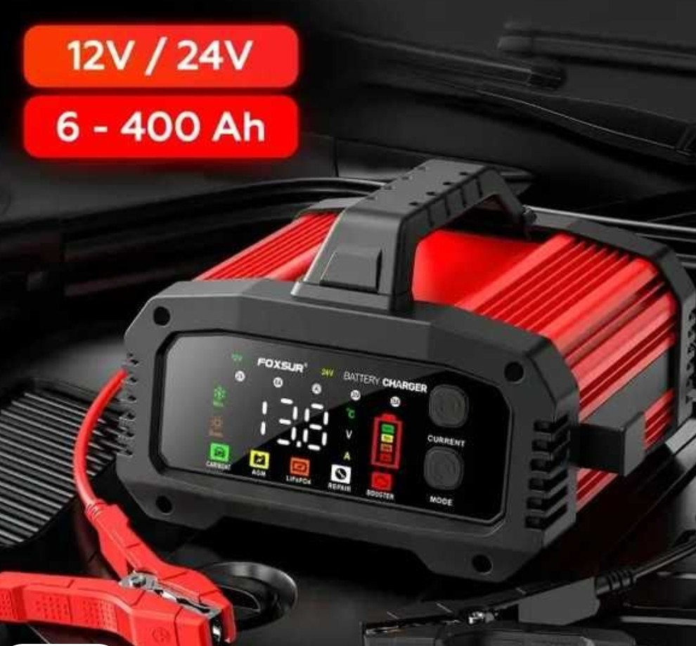 Импульсное зарядное устройство FOXSUR 12V 25А 24V 15A с функцией Бустер. Харьков - изображение 4
