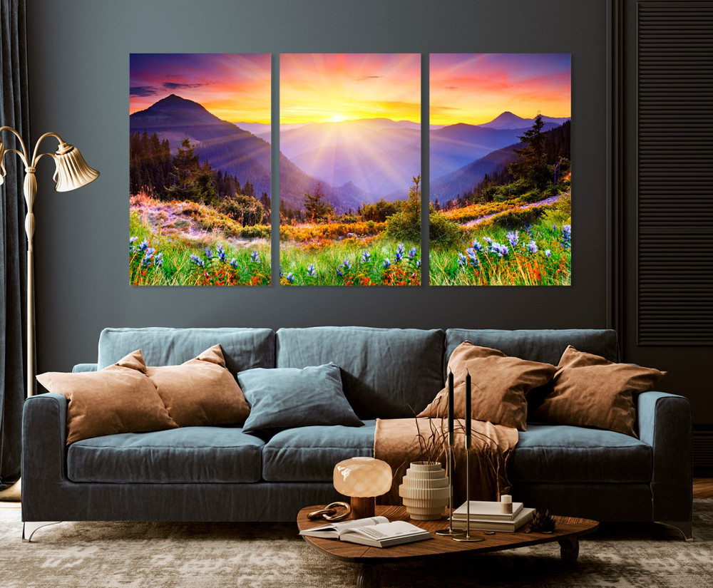 Модульная картина в гостиную / спальню  Природа    ART-227_3A 100х150 см Киев - изображение 3