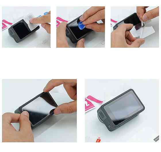 Скло Action 5 Pro загартоване на екрани лінзу Telesin S6-FLM-10-TDJ Київ