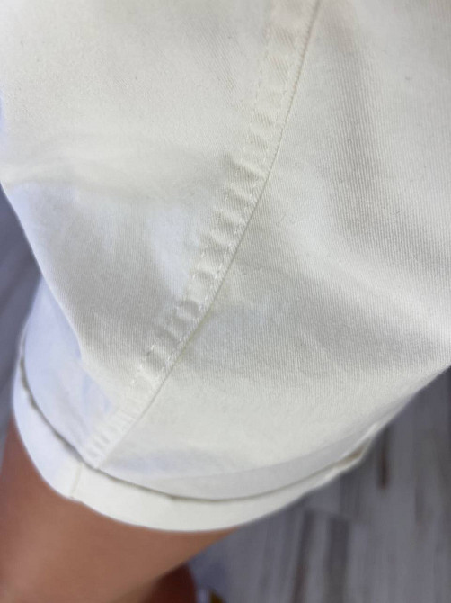 Шорти жіночі A-N 5701 мом на резинке з ременем короткі білі, білий, M, M, 80 см, 105 см Київ - фото 16