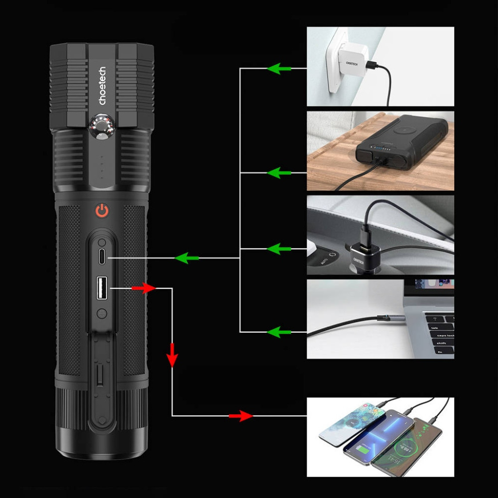 Автомобільний Jump Starter TC0016 300A, 8000mAh, LED Choetech Винница - изображение 9
