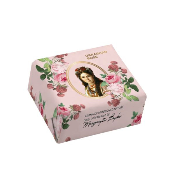 Зволожуюче і тонізуюче мило з екстрактом дамаської троянди Ukrainian Rose 100 г Київ - фото 1