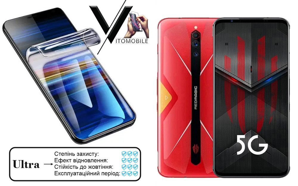 Полиуретановая пленка Ultra для nubia Red Magic 5S – минимальная толщина, максимальная защита! Киев - изображение 1
