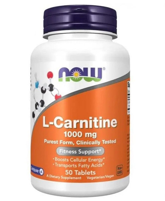 Л-Карнитин (L-Carnitine) 1000 мг 50 таблеток Київ - фото 1