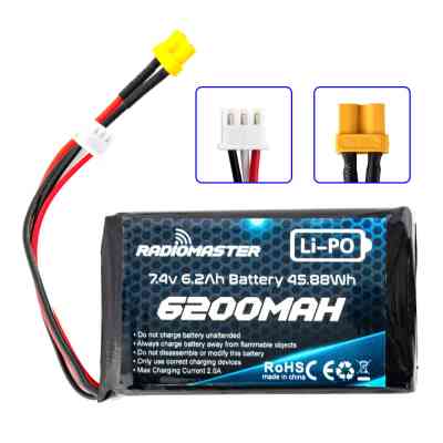 Акумулятор для дрона RadioMaster 6200mah 2S Lipo Transmitter Battery (HP0157.BATT-6200-2S) Вінниця