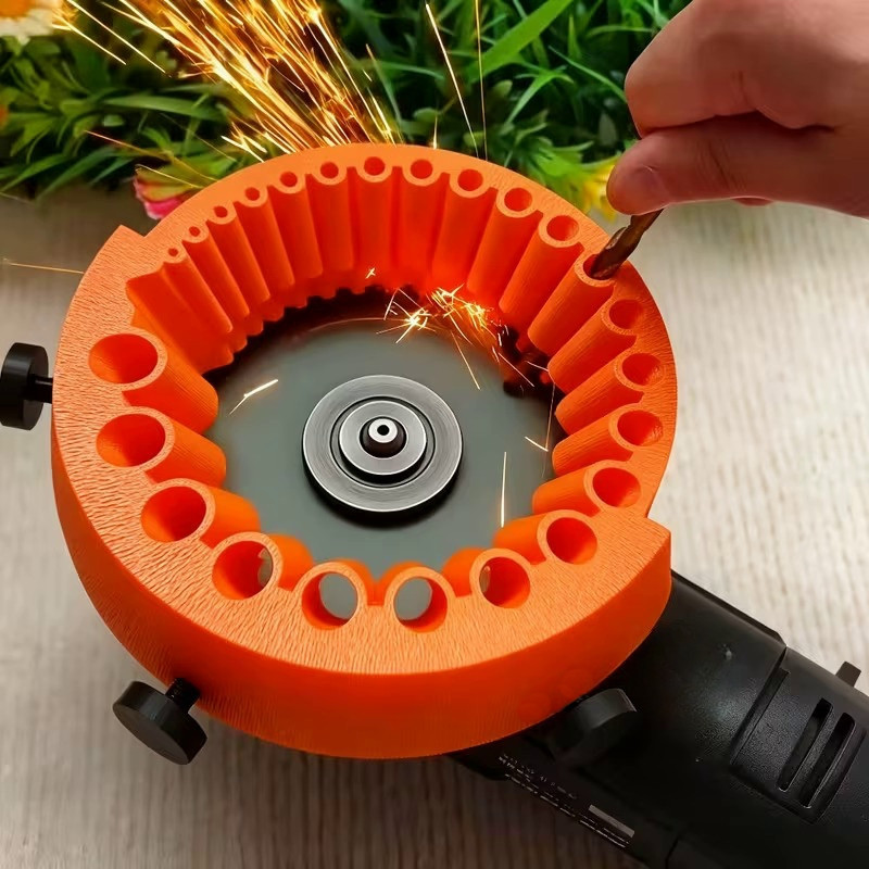 Точилка для свердел на болгарку 220 В, тримач-точилка для свердел з отворами різного діаметра (935858405) Київ - фото 3