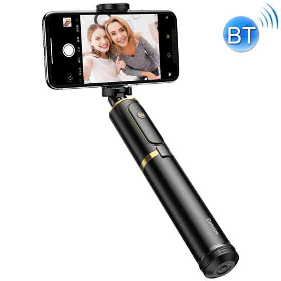Селфі-монопод Baseus Fully Folding Selfie Stick Black+Gold Киев