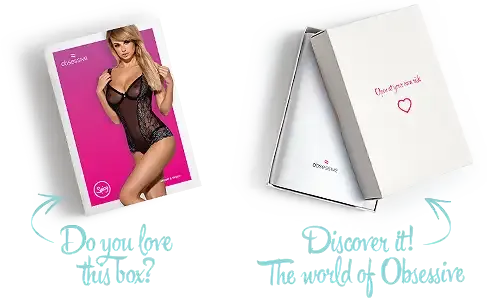 Сітчасте боді на кісточках Obsessive Amanta teddy XXL, чорне, з доступом Львов - изображение 8