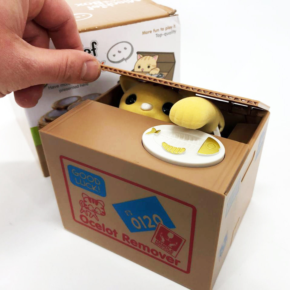 Дитяча сейф скарбничка злодюжка монет HU-103 у коробці Київ - фото 5