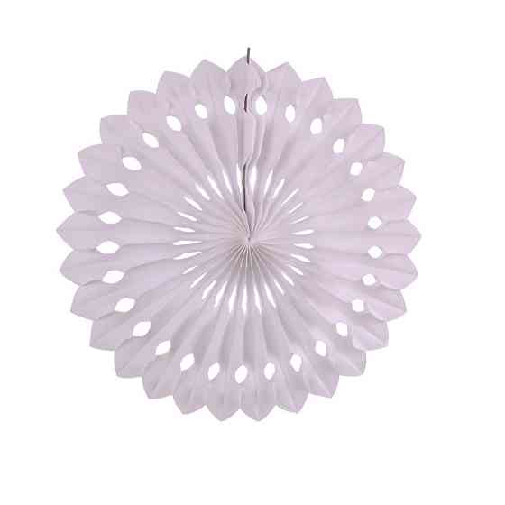 Бумажный веер декоративный 20 см белый Киев