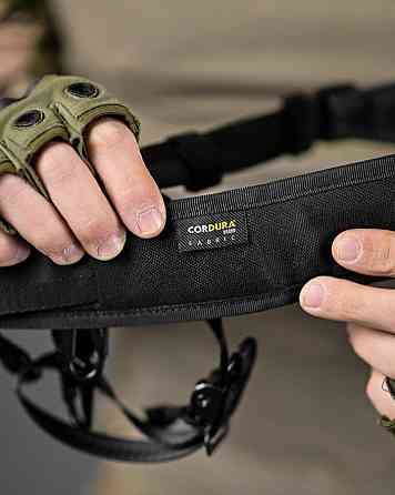 2х двухточечный ремень оружейный cordura черный мультикам ДЛ6322 Киев