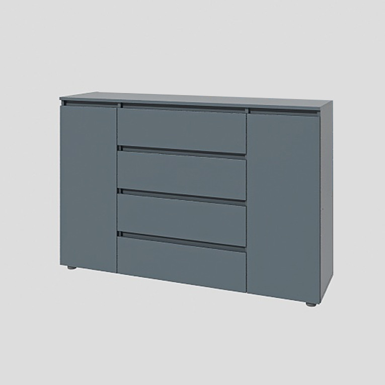 Комод Еверест КЛ-4 Лайт (телескопічні) 140х38х93 см Графіт (DTM-4899) Львів - фото 2