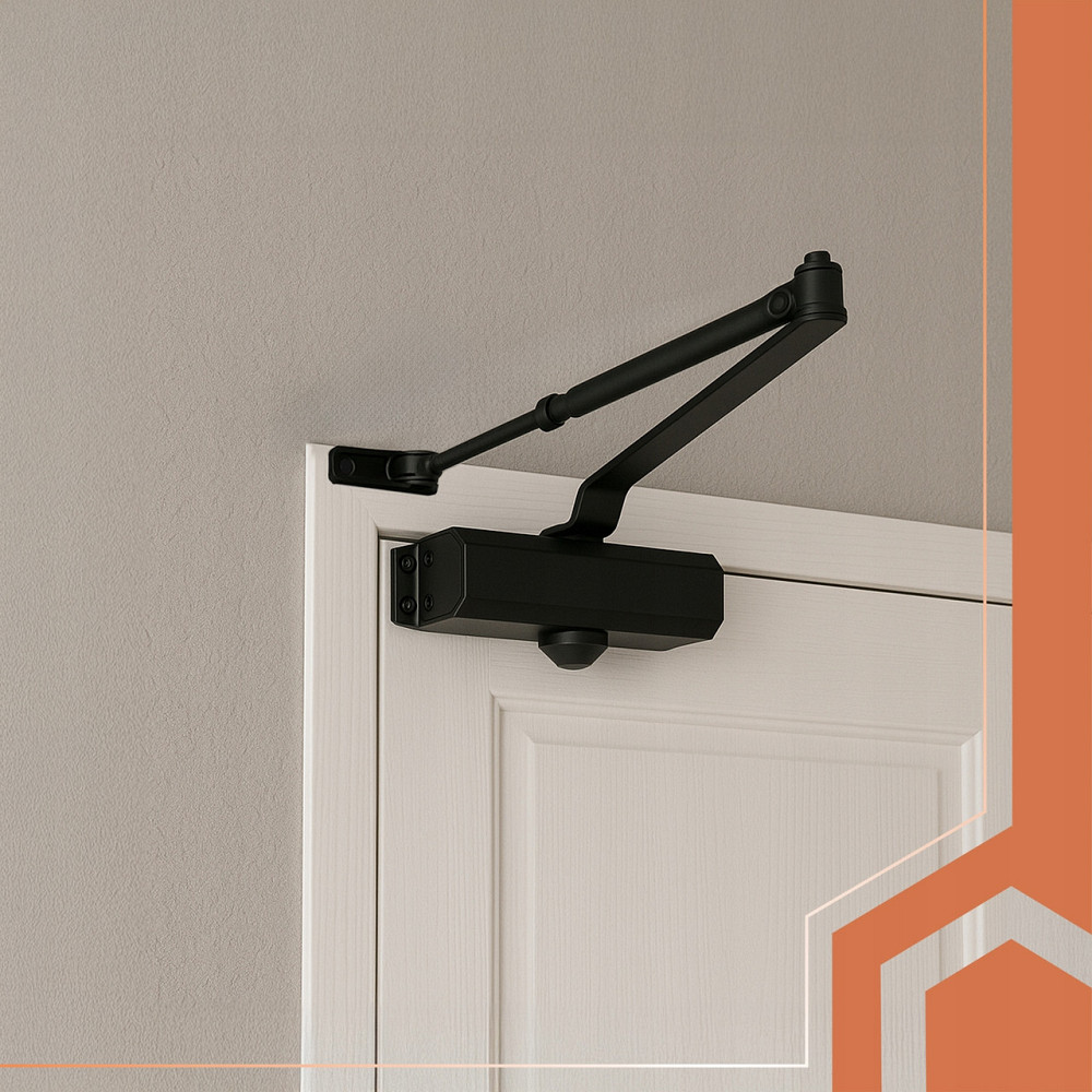 Доводчик дверей з важелем для дверей 40-60 кг Ruhhy (26782) Нововолинськ - фото 4