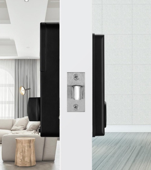 Умный дверной биометрический замок SEVEN LOCK SL-7764BF black Киев - изображение 9