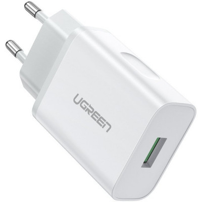 Зарядное устройство Ugreen CD122 18W USB QC 3.0 Charger (White) (10133) Винница - изображение 2