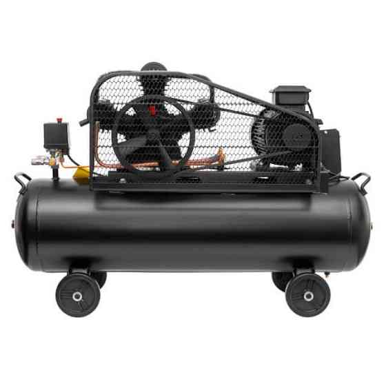 Компресор, 100 л, 4,0 кВт, 380 В, 10 атм, 600 л/хв, 3 циліндри, 80 дБ INTERTOOL PT-0036 Киев