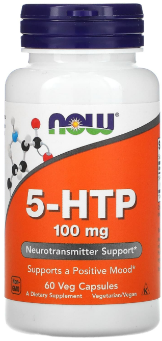 5-гидрокситриптофан 100 мг Now Foods 5-HTP 60 капс Киев - изображение 1