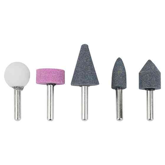 Набор шлифовальных головок 5шт хвостовик Ø6мм SIGMA (9190051) Ровно