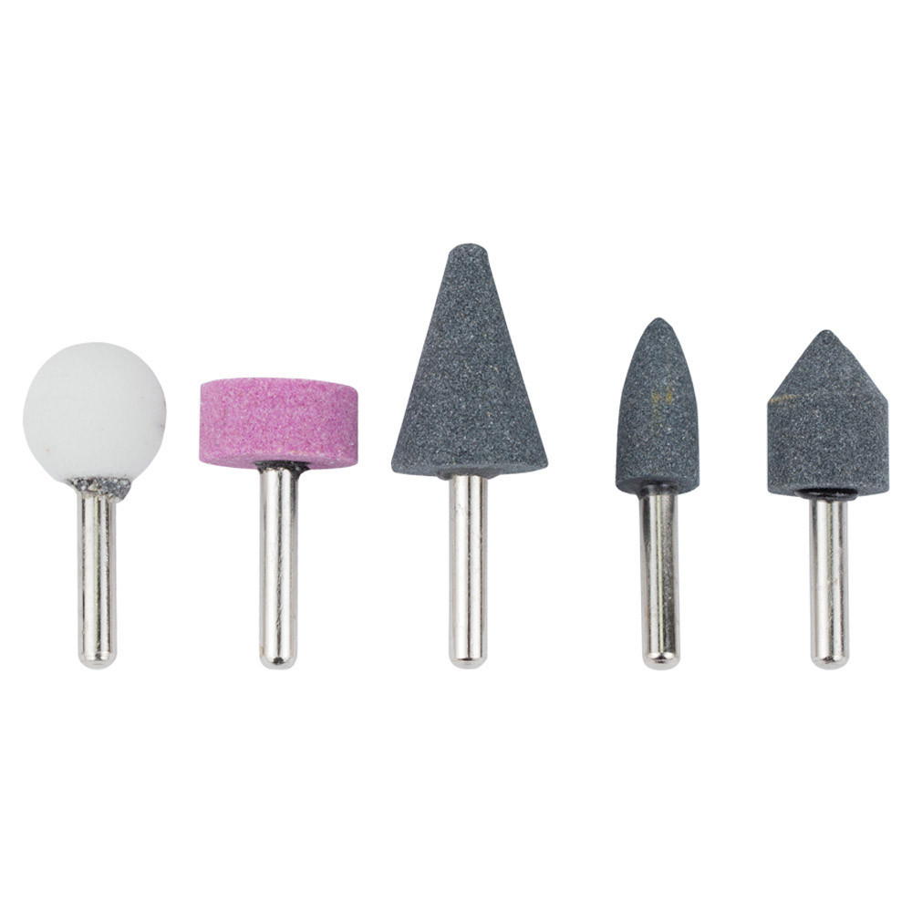 Набор шлифовальных головок 5шт хвостовик Ø6мм SIGMA (9190051) Ровно - изображение 1