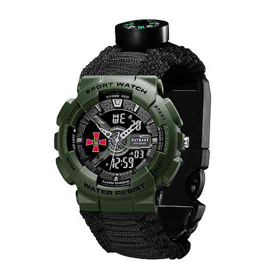 Patriot 005AGSU ЗСУ Паракордовий ремінець Black + Коробка SBR Київ