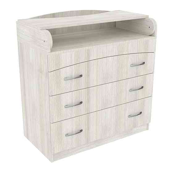 Комод пеленальний №2, Дуб Шамоні Світлий, 864/465/916 Львів