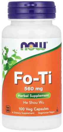 Горец многоцветковый Now Foods Fo-Ti 560 мг 100 вегетарианских капсул Киев