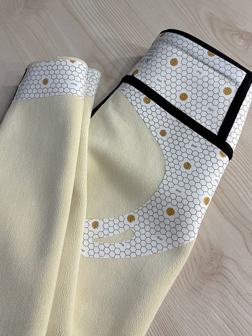 Лосины женские Ласточка 750-751 широкий пояс из пуш ап утепленные на меху черные, черный, L Киев - изображение 9