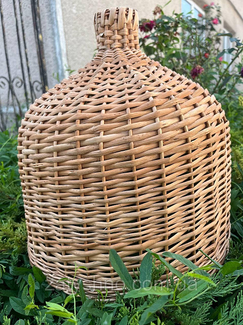 Абажур купольный  из лозы  35 см Киев - изображение 6