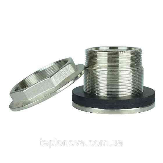 Врізка в бак Ø70 нікельована 2| НР штампована посилена Б5106А (нк) VA Чернівці