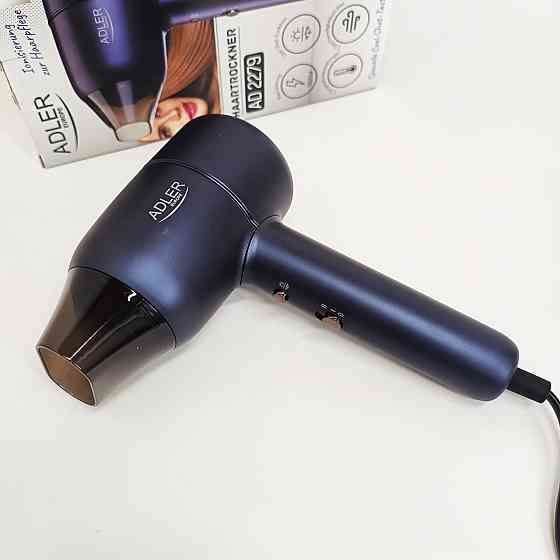 Мощный фен для быстрой укладки волос Adler, Фен с ионизацией и регулировкой температуры MB-41 Львов