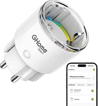 Розумна розетка GHome Wi-Fi працює з Alexa Google Home, сертифікована TÜV Дніпро