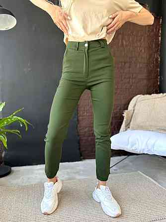 Жіночі брюки джоггери "Elias" тонкі оптом | Батал | Розпродаж моделі Київ