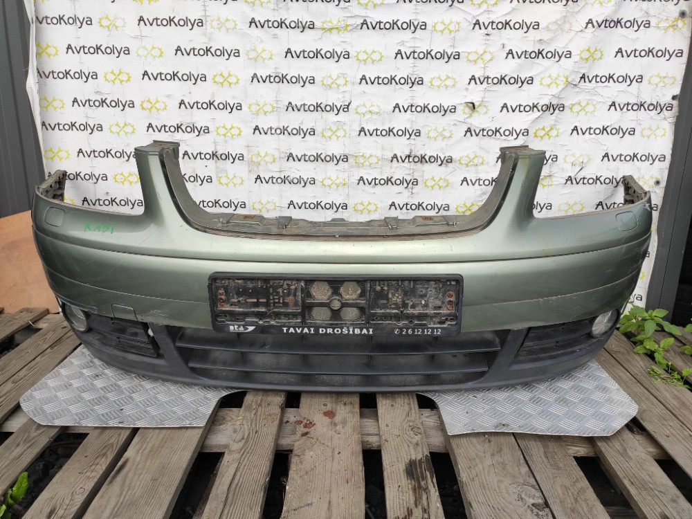 Бампер передній з туманками VW Caddy 2004-2010 Ковель - фото 1