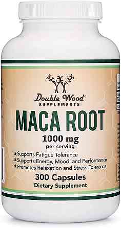 Екстракт кореня маки Double Wood Maca Root 1000 mg 300 capsules Луцьк