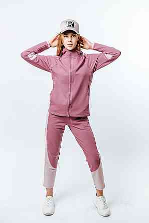 Костюм для девочек, пепельно-розовый, молочный, двухнитка, топ Крохатушка одяг 164 Киев