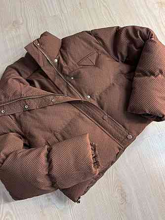 Куртка женская Fashion 3072 вафельная короткая с воротником-стойкой коричневая, коричневый, L Киев